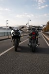 Motosiklet LED Ön Sinyal Lambası Gündüz Led Ve Kayan Sinyal Sarı/Amber 