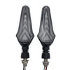 Motosiklet LED Sinyal Lambası Universal DRL Kayan Sinyal Ve Gündüz Led Sarı 