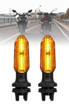 Motosiklet LED Sinyal Ön Lambası Universal Kısa Gövde Gündüz Led Ve Kayan Sinyal 