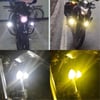 Motosiklet Sis Farı 2 ADET Delici Yüksek Parlak Beyaz Sarı Çift Renk Spot Led Far 