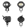 Motosiklet Sis Farı Spot Led Beyaz Sarı Renk Metal Kasa 2 ADET Takım Motosiklet Ekipman Lamba