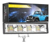 Off Road 12-24V Oto Gündüz Led Bar 6 inç 24 Led Çift Renk Beyaz Sarı Çalışma Ve Sis Lambası