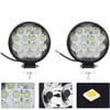 Off Road 14 Led 42 Watt Yuvarlak Traktör Tır Kamyon Tekne Sis Farı Projektör Çalışma Lambası 10 Adet