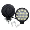 Off Road 14 Led 42 Watt Yuvarlak Traktör Tır Kamyon Tekne Sis Farı Projektör Çalışma Lambası 10 Adet