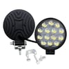Off Road 14 Led 42 Watt Yuvarlak Traktör Tır Kamyon Tekne Sis Farı Projektör Çalışma Lambası 3 Adet