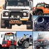 Off Road 34 Led 102 Watt Çift Renk Bayaz Sarı Traktör Tır Kamyon Tekne Sis Farı Projektör Çalışma Lambası