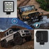 Off Road 34 Led 102 Watt Çift Renk Bayaz Sarı Traktör Tır Kamyon Tekne Sis Farı Projektör Çalışma Lambası