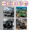 Off Road 4 inç Led Çalışma Lambası 12-24V  Traktör Tır Kamyon ATV Yüksek Performanslı Sis Farı Metal Kasa