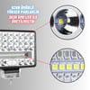 Off Road 5 inç Led Çalışma Lambası 12-24V  Traktör Tır Kamyon ATV Yüksek Performanslı Sis Farı Metal Kasa