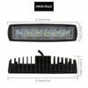 Off Road 6 inç 18 W 6 LED Plastik Kasa Mini Led Bar Oto Gündüz Led Sis Farı 4 Adet