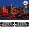 Off Road Arazi Aracı Kamyon Kasa Dorse 12-24V 4 Led 8 Mod İkaz Ve Sinyal Lambası 