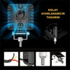 Off Road Çakarlı DRL Gündüz Led Kare Çalışma Lambası Traktör Tekne Tır Kamyon ATV Spot Sis Farı