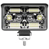 Off Road Delici Spotled 4 İnç 130 Watt Çift Renk Beyaz Sarı Çalışma Lambası Ve Sis Farı