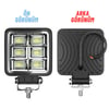 Off Road Geniş Açı 4 inç 48 Led 144 WATT  İş Makinesi Kamyon Traktör Projektör Çalışma Sis Lambası