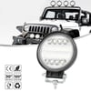 Off Road Gündüz Ve Projektör Sis Farı DRL SARI Beyaz Yuvarlak 4 inç 72 W  Oto Çalışma Lambası 4 Adet