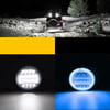 Off Road Gündüz Ve Projektör Sis Farı DRL MAVİ Beyaz Yuvarlak 4 inç 72 W Oto Çalışma Lambası