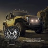 Off Road Kafesli X Angel Projektör 1 ADET Led Çalışma Ve Sis Lambası