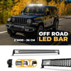 Off Road Led Bar 3 Sıra 55 Cm 270 Watt Beyaz Sarı Mod