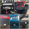 Off Road Led Çalışma ve Tampon Sis Lambası 2 Adet 12-24V Traktör Tır Kamyon ATV Yüksek Performanslı Metal Sis Farı