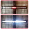 Off-Road Premium Tavan LED Bar 80 CM Beyaz Işık Projektör Kırmızı Göz Gündüz Led Metal Gövde 12-24V