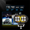 Off Road Sis Farı 5,5 İnç Selamlamalı Çakar İkaz Gündüz Led 2 Mod Projektör Çalışma Lambası 12/24 V 