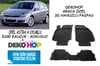 OPEL ASTRA H KASA 2004-2009 ARASI Araca Özel Oto Paspas 3D Havuzlu Kauçuk Paspas