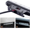 Oto Gündüz Led Lamba Sinyalli Beyaz Sarı Çift Renk Metal Kasa Sis Farı 18 Watt