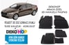 PEUGEOT 301 2012 SONRASI Araca Özel Oto Paspas 3D Havuzlu Kauçuk Paspas