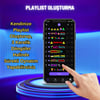 Rgb Led Matrix Panel Dijital Ekran  17X7 CM App Kontrollü Kumandalı 16x32 Led Animasyon Kayan Ekran