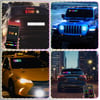 Rgb Led Matrix Panel Dijital Ekran  37X9 CM App Kontrollü Kumandalı 16x64 Led Animasyon Kayan Ekran
