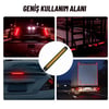 Sinyal LED Barı Parmak LED Çakarlı 12V-24V 15 Ledli 3 Mod Etek Lamba Offroad Kamyon Tır Dorse 4 Adet