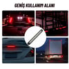 Sinyal LED Barı Parmak LED Çakarlı 12V-24V 15 Ledli 3 Mod Etek Lamba Offroad Kamyon Tır Dorse 4 Adet