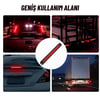 Sinyal LED Barı Parmak LED Çakarlı 12V-24V 15 Ledli 3 Mod Etek Lamba Offroad Kamyon Tır Dorse 4 Adet