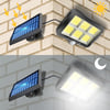 Solar Aydınlatma 120 COB LED Çok Modlu 5 Mt Kablolu Güneş Enerjili Duvar Lambası