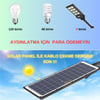 Solar Güneş Enerjili 800W Kumandalı ve Hareket Sensörlü 800 Led Bahçe ve Sokak Aydınlatma Lambası 