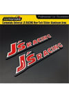 Sticker Aluminyum Arma Universal Js Racıng New-Tech 16X4,5 Cm