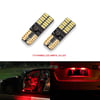 T10 Dipsiz Ampul KIRMIZI 24 Led CANBUS 2 ADET Oto Park Plaka Ve İç Aydınlatma Led Ampul 