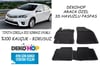 TOYOTA COROLLA 2013 SONRASI Oto Paspas Araca Özel 3D Havuzlu Kauçuk
