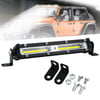 Ultra İnce Off Road Led Mini 182 mm COB 18W Led Bar Kamyon İş Makinesi Arazi Aracı Çalışma Lambası10