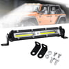 Ultra İnce Off Road Led Mini 182 mm COB 18W Led Bar Kamyon İş Makinesi Arazi Aracı Çalışma Lambası 1