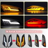 Vespa Elettrica Sprint Primavera Ön Arka 4'lü LED Sinyal Lambası Seti Kayar Selamlamalı 12V 2'li Mod