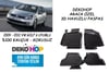 VW GOLF VI GOLF 6 3D Havuzlu Araca Özel Kauçuk Oto Paspas 2009-2012 ARASI