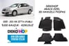 VW JETTA 2005-2011 ARASI Araca Özel Oto Paspas 3D Havuzlu Kauçuk Paspas
