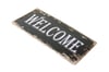 Welcome Metal Tabela Retro Dekorasyon Duvar Süsü 30X15 Cm