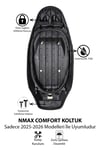Yamaha NMAX Uyumlu 2025 Sonrası Comfort Koltuk Spor Tasarım