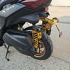 Yamaha Xmax 250-300 Gazlı Arka Amortisör Seti Gold-Siyah Renk 
