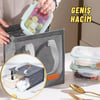 Yemek Taşıma Beslenme Ve Piknik Çantası Sıcak Soğuk Isı Tutucu Günlük İş Yeri Yemek Çantası