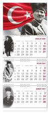 2027 Atatürk Gemici Duvar Takvimi - Ayyıldız