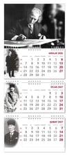 2027 Atatürk Gemici Duvar Takvimi - İmza
