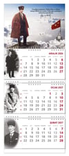 2027 Atatürk Gemici Duvar Takvimi - Sakarya